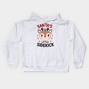 Santa's Little Sidekick Kids Hoodie